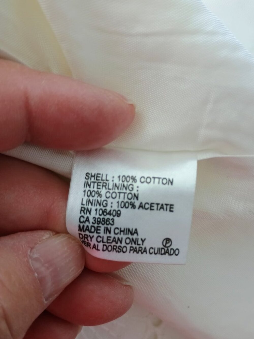 ๐ฎ๐BNWT ANTONIO MELANI WHITE FLORAL EYELET DRESS SLEEVELESS V NECK RUFFLE 12 - Picture 9 of 9